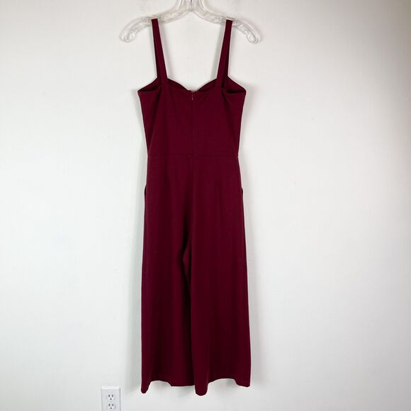 HaVe Red Sweetheart Neckline Sleeveless Jumpsuit Size S - Picture 2 of 4